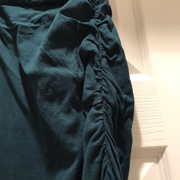 EUC 3 Dots Teal Midi Skirt - Picture 2 of 3